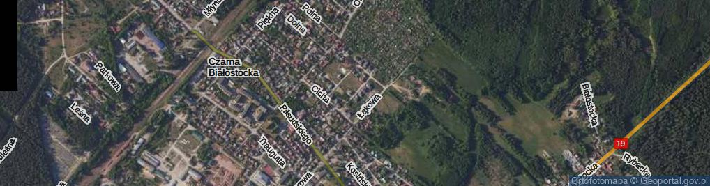 Zdjęcie satelitarne Ciepła ul.